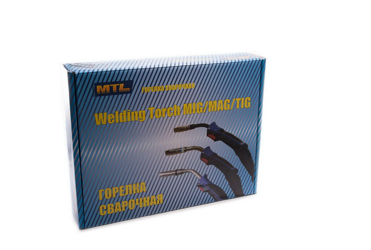 Горелка аргонодуговая TIG WP-17 FXV (150A, 4m, кнопка, вентиль, гибкая)