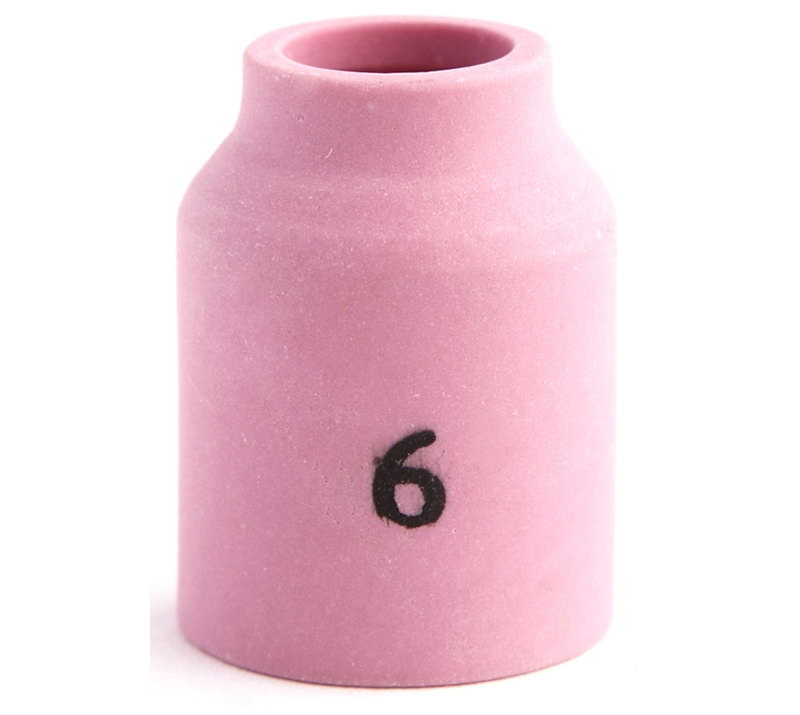 Сопло керамическое (Газ Линза) №6 d=9,5mm (WP/TIG-9-20-25) L=25,5mm